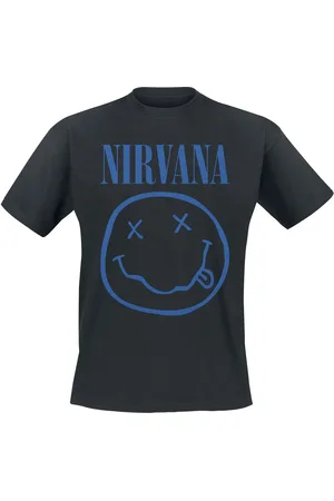 Nirvana Camiseta de - Blue Logo - S XXL - para Hombre