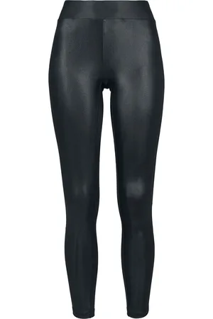 Urban classics Leggins de - Ladies Imitation Leather - XS XL - para Mujer