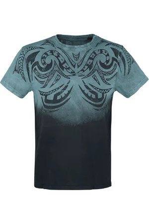 Outer Vision Camiseta de - Waves Tattoo - S 4XL - para Hombre