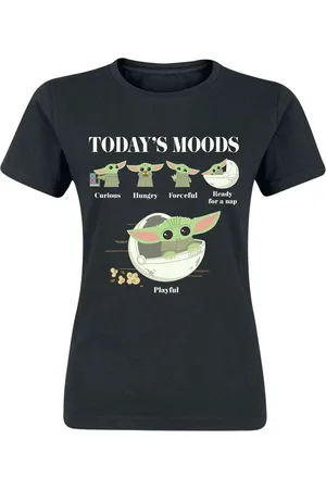 STAR WARS Camiseta Disney de - The Mandalorian - Grogu - Moods - S XXL - para Mujer