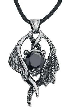 etNox hard and heavy Collar de - Dragon Stone - para