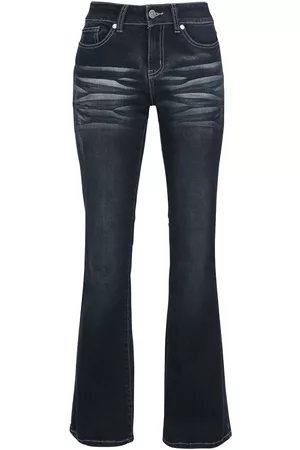 EMP Tejanos de - Grace - Vaqueros con lavado y vueltos - W29L30 W30L30 - para Mujer