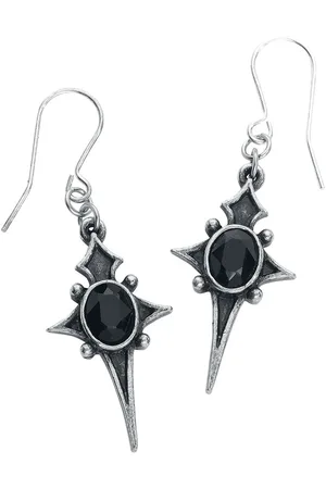 Alchemy Pendiente Gótico de - Star - para Mujer