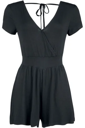 Forplay Mono de - Overlay Back Knotted Short - XS XL - para Mujer
