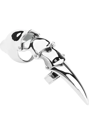 etNox hard and heavy Anillo Gótico de - Long Finger Claw - para Mujer