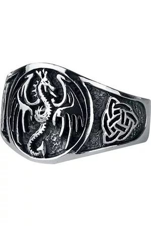 etNox hard and heavy Anillo de - Dragon - para Hombre