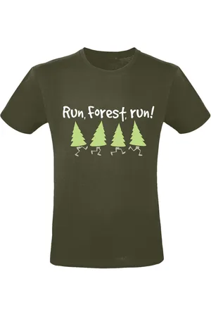 Sprüche Camiseta Fun de - Run, Forest, Run! - M 3XL - para Hombre