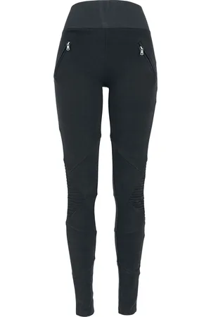 Urban classics Leggins de - Pantalón para chica interlock de cintura alta - XS XL - para Mujer