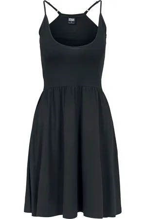 Urban classics Vestido Corto de - Vestido mujer con tirantes finos - XS XL - para Mujer