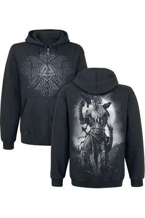 Toxic Angel Capucha con cremallera de - Odin - S 5XL - para Hombre