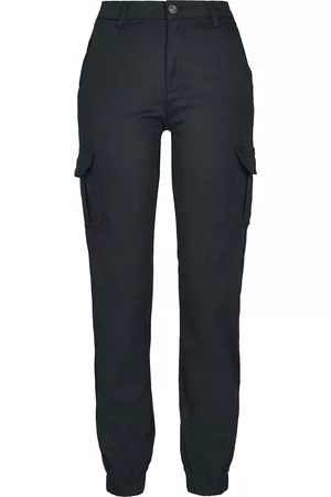 Urban classics Pantalones Cargo de - Ladies High Waist Cargo Pants - W26L32 W30L32 - para Mujer