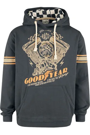 Goodyear Sudadera con capucha Rockabilly de - Princeton - S XL - para Hombre