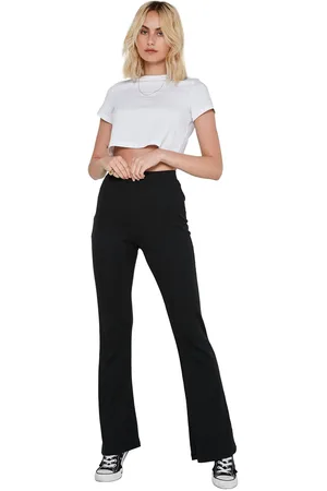 Noisy May Pantalones de tela de - Pasa Flared - XS M - para Mujer