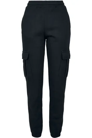 Urban classics Pantalones de tela de - Ladies High Waist Cargo Sweat - XS 4XL - para Mujer