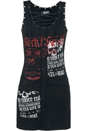 Rock Rebel Vestido Corto de - Stay A Little Longer - XS 5XL - para Mujer