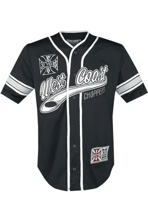 WEST COAST Camisa manga Corta Rockabilly de - 30 Years Anniversary Limited Baseball - S 4XL - para Hombre