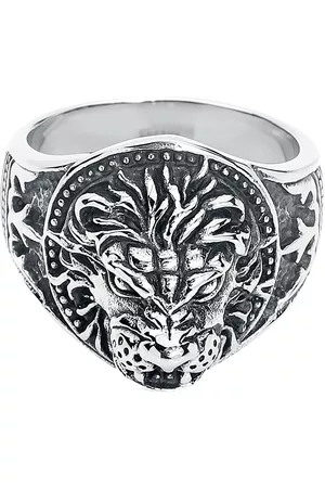 etNox hard and heavy Anillo de - Lion - para Hombre