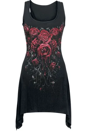Spiral Top Gótico de - Blood Rose - S 4XL - para Mujer