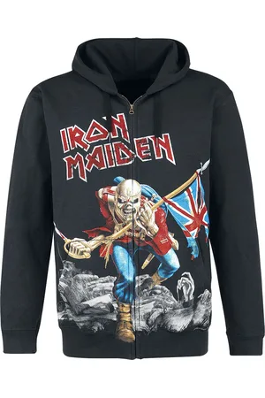 Iron Maiden Capucha con cremallera de - The Trooper - Battlefield - M - para Hombre