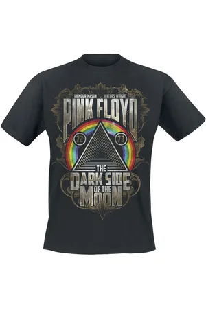 Pink Floyd Camiseta de - Dark Side - Gold Leaves - S XXL - para Hombre