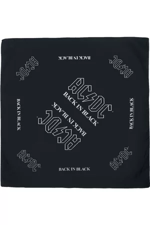 AC/DC Pañuelo de - Back in Black - Bandana - para