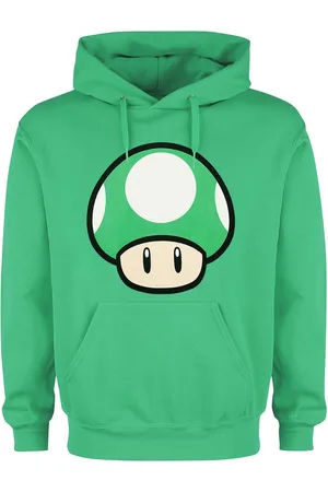 Super Mario Sudadera con capucha gaming de - 1 - Up Mushroom - S XXL - para Hombre