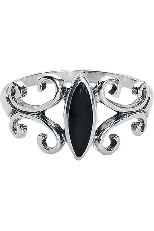 etNox Anillo Gótico de - Dunkle Seele - para Mujer
