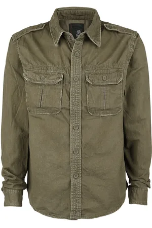Brandit Manga Larga de - Vintage - S XXL - para Hombre