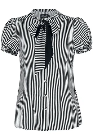 Hell Bunny Blusa Rockabilly de - Humbug - XS 4XL - para Mujer