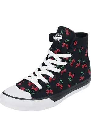 Rock Rebel Deportivas Altas Rockabilly de - Walk The Line - EU37 EU39 - para Mujer