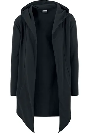 Urban classics Cárdigan de - Cardigan Largo con Capucha - L - para Hombre