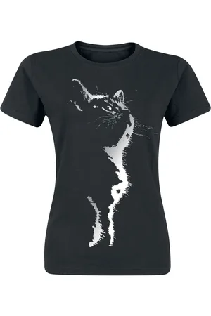 Tierisch Camiseta Fun de - Cat Silhouette - XS 3XL - para Mujer