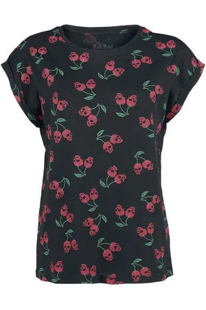 Rock Rebel Camiseta Rockabilly de - Ladies Extended Shoulder - S 5XL - para Mujer