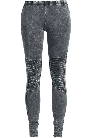 Urban classics Leggins de - Leggings Mujer Denim - XS 5XL - para Mujer