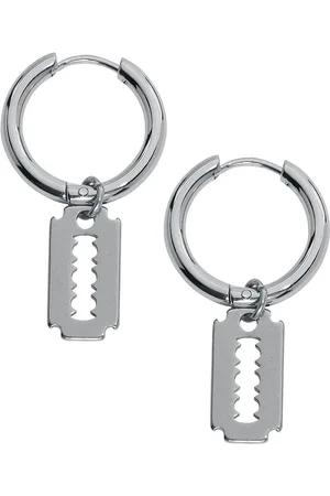 etNox Pendiente Gótico de - Razor Blade - para Mujer