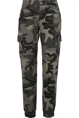 Urban classics Pantalones Cargo de - Ladies High Waist Camo Cargo - 27 - para Mujer