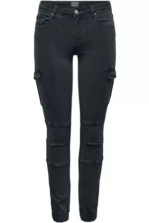 ONLY Pantalones Cargo de - Missouri Reg Ank Life Cargo - W26L32 W33L34 - para Mujer