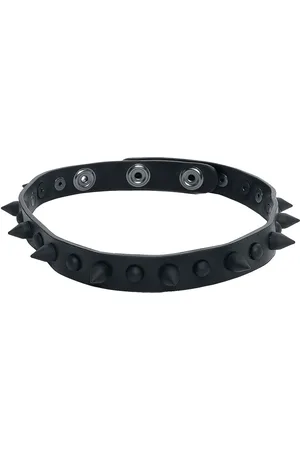 Rock Rebel Choker Gótico de - Black Studs - para Mujer