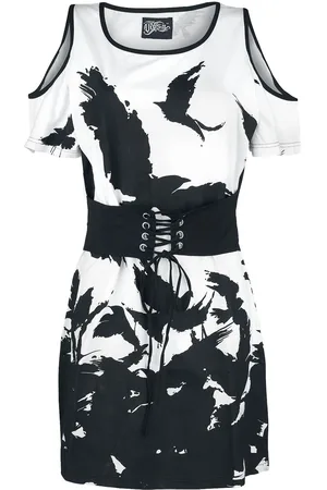 Vixxsin Camiseta Gótico de - Night Of The Crow Top - XS XXL - para Mujer