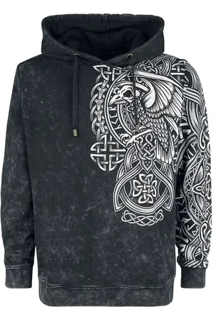 EMP Sudadera con capucha de - Anthracite Hoodie Celtic - S XL - para Hombre
