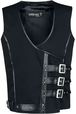 Gothicana Chaleco Gótico de - Akephalos - S XXL - para Hombre