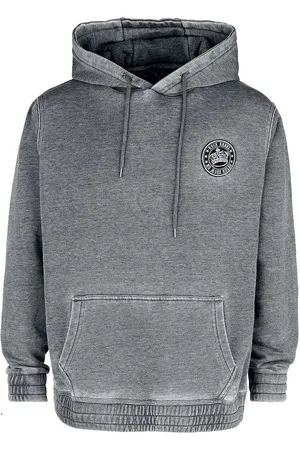 Rock Rebel Sudadera con capucha de - Kapuzenpullover mit Used Waschung - S M - para Hombre