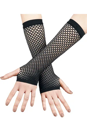 Gothicana Tapa brazos Gótico de - Guanteletes de rejilla - para Mujer