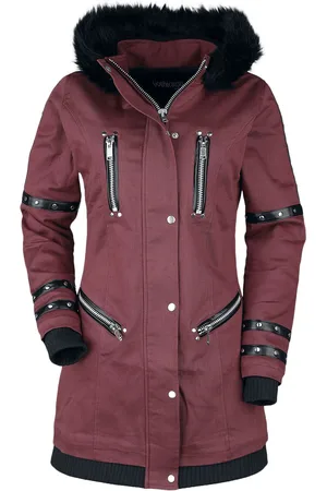 Gothicana Chaqueta de Invierno Gótico de - Bloodsucker - S M - para Mujer