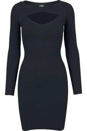 Urban classics Vestido Corto de - Vestido Cut Out - XS XL - para Mujer