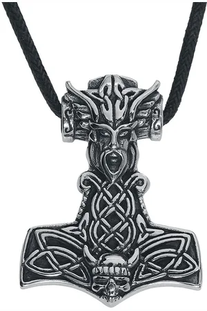 etNox hard and heavy Collar de - Martillo de Thor - para