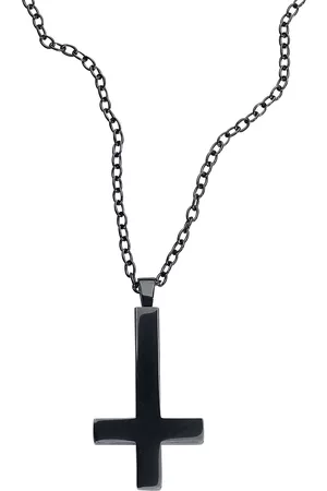 etNox hard and heavy Collar Gótico de - Cruz de San Pedro - para