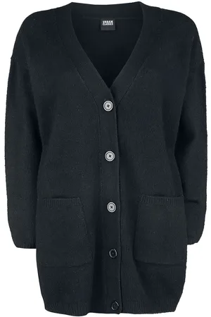 Urban classics Cárdigan de - Ladies Chunky Fluffy Knit Cardigan - XS M - para Mujer