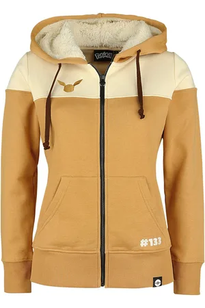 Pokemon Capucha con cremallera gaming de - Eevee - Cosplay - S M - para Mujer