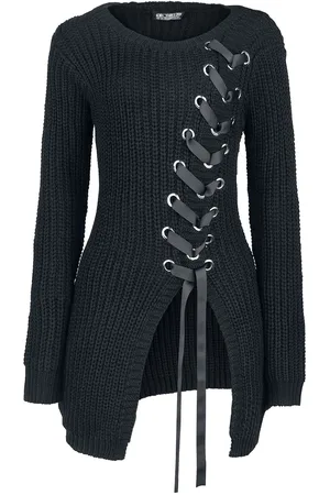 Poizen Industries Jersey de punto Gótico de - Meleri Top - M XL - para Mujer
